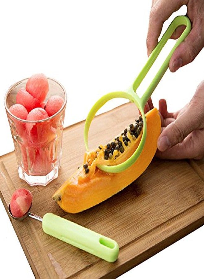 Futaba Melon Scoops Slicer Peelers+Spoon Kitchen Tool Set - Image 1